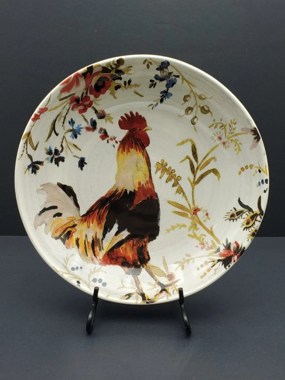 Williams-Sonoma Rooster Francais Soup Pasta Bowl Salad Serving Bowl